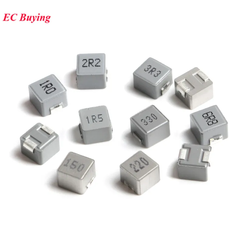 10pcs/lot 0650 6x6x5mm SMD Molding Power Inductor 1UH 1.5UH 2.2UH 3.3UH 4.7UH 6.8UH 10UH 15UH 22UH 33UH 47UH Inductance 6*6*5mm