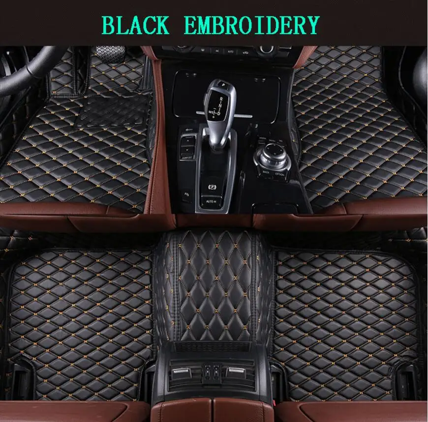 Auto Floor Mats For Renault Koleos 2009-2015 Foot Carpets Car Step High Quality Brand New Embroidery Leather Mats