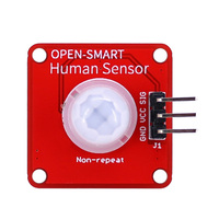 OPEN-SMART Human Body Sensor Pyroelectric Infrared PIR Motion Sensor Detector Module Compatible for Arduino