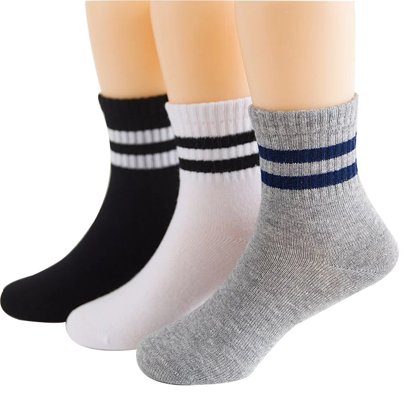 Calcetines rayados de algodón para niños - Cómodos primavera y otoño - imagen 5