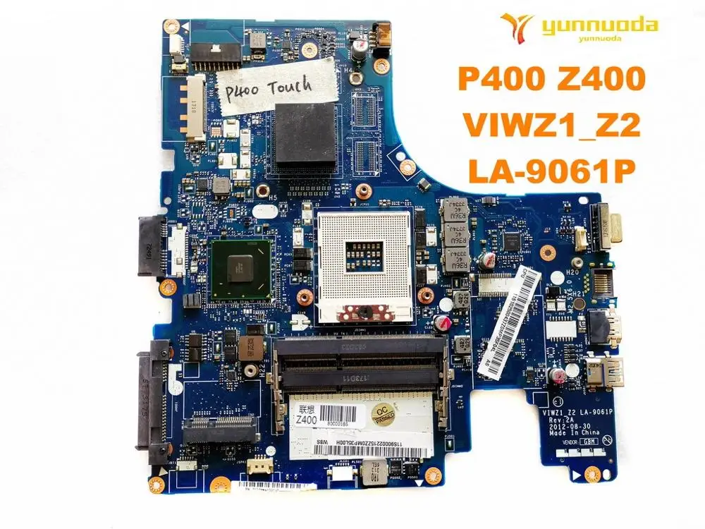 Original for Lenovo Z400 laptop  motherboard P400 Z400  VIWZ1_Z2  LA-9061P tested good free shipping