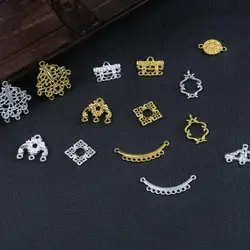 10pcs Gold/Silver Color Butterfly Filigree Charms Pendant Connectors for DIY Bracelet Earrings Hair Clip Handmade Jewelry Making
