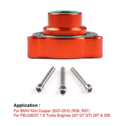 Turbo Blow Off Valve Adapter for BMW Mini Cooper PEUGEOT 1.6 Turbo Engines 207 GT GTI 307 & 308 Pressure Relief Valve Adapter
