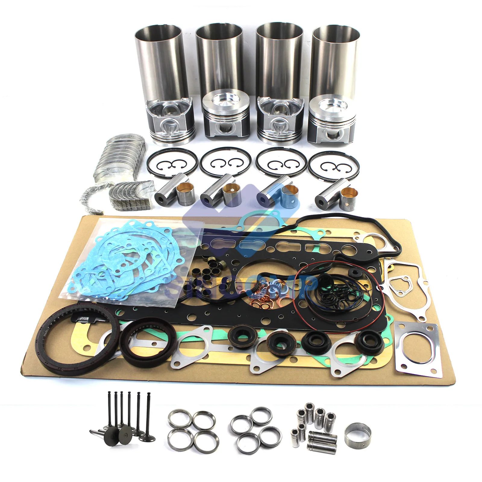 

V3800 V3800T V3800DI-T Engine rebuild kit with Valves for Kubota Excavator Generator Harvester etc