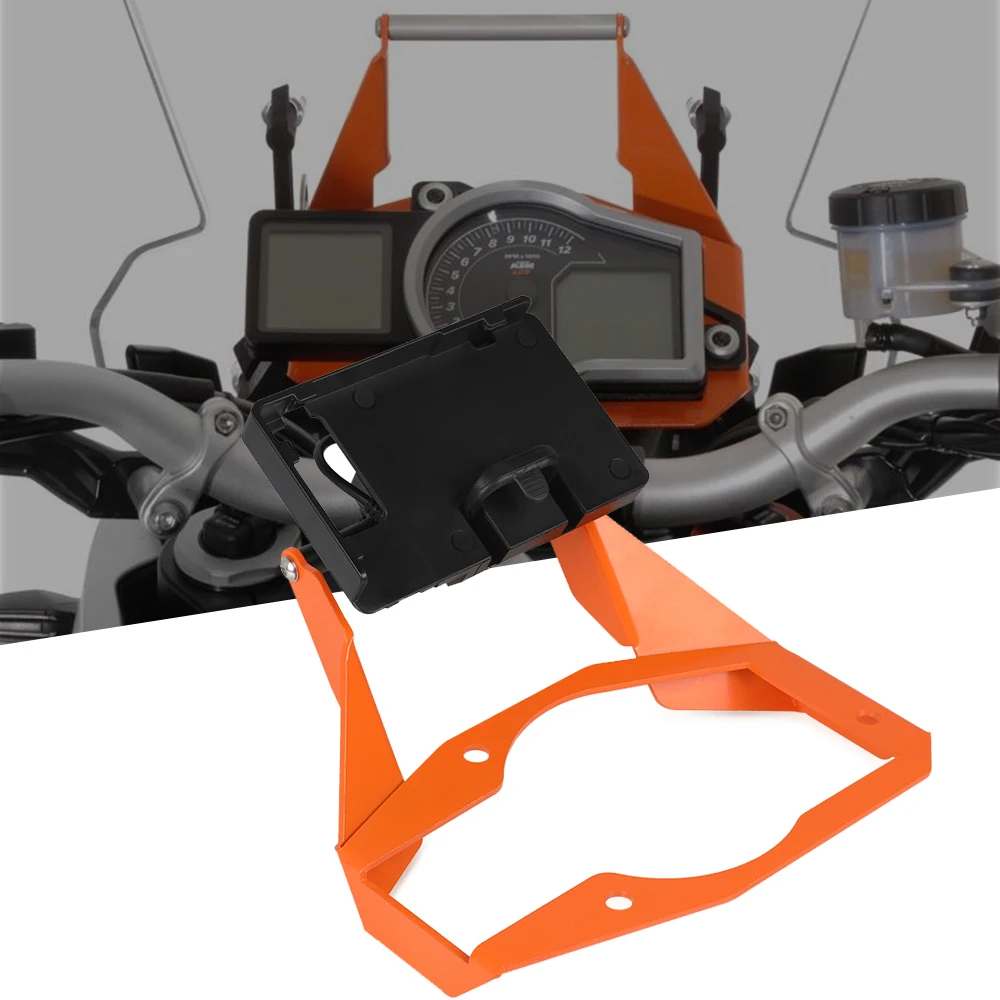 Motorcycle GPS Navigation Bracket Holder Phone USB Charging Mount Support For 1190 Adventure ADV 2013-2021 2020 2019 2018 2017