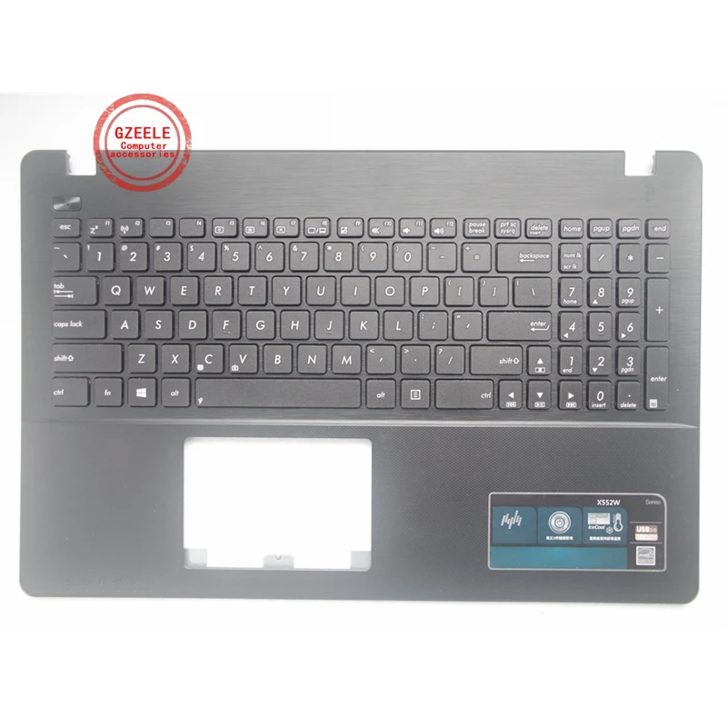 New laptop Palmrest Upper cover for ASUS X550C K550 A550C A550VB Y581C X550 K550JK FX50J Y581CL X552W W50J US UI keyboard