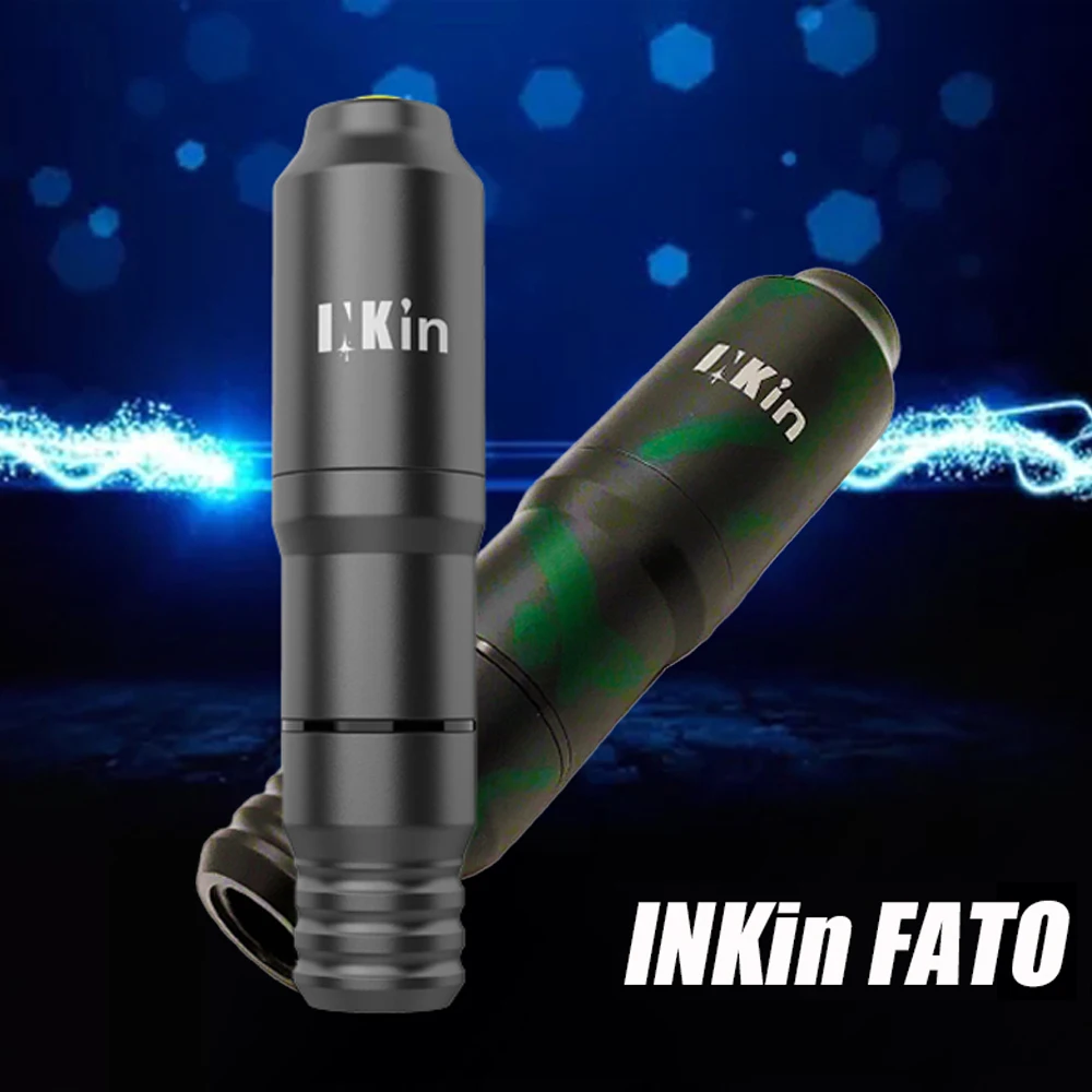 INKIN Fato Rotary Cartridge Tattoo Pen Machine Japan Coreless Motor for Tattoo & Permanent Makeup Black & Camo Color