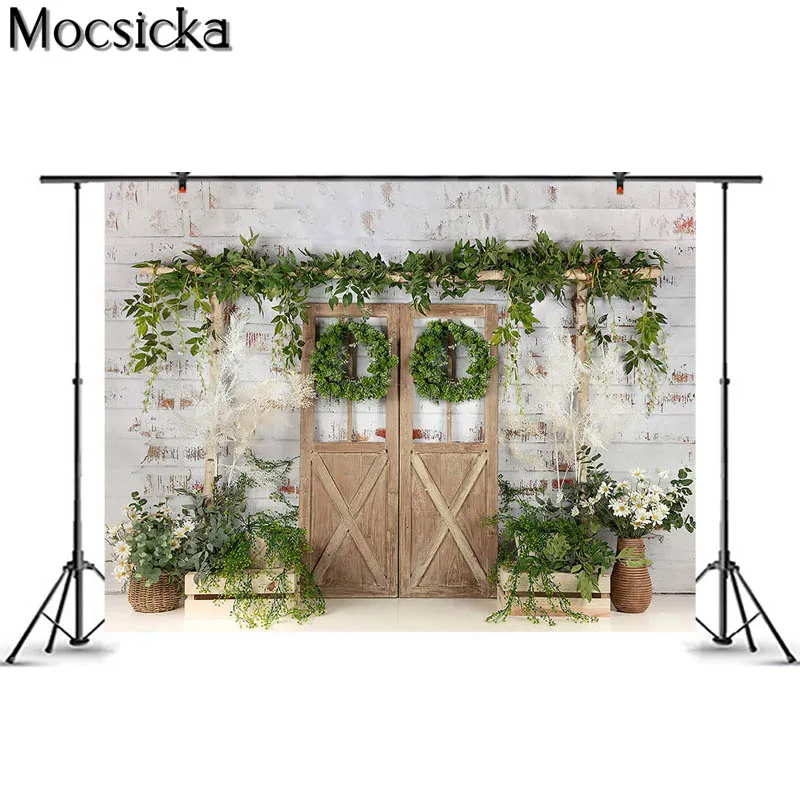 MOCSIKAฤดูใบไม้ผลิดอกไม้เค้กSmashฉากหลังสำหรับถ่ายภาพเด็กวันเกิดPhotocallภาพพื้นหลัง