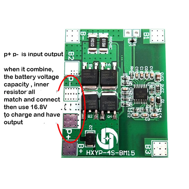 4S 12.8V 14.4V 16.8V Lifepo4 Li-ion Lipo płyta zabezpieczająca baterię litową 12V 18650 BMS 14A limit 20A 4 komórek opakowanie PCM 3.2V 3.7V