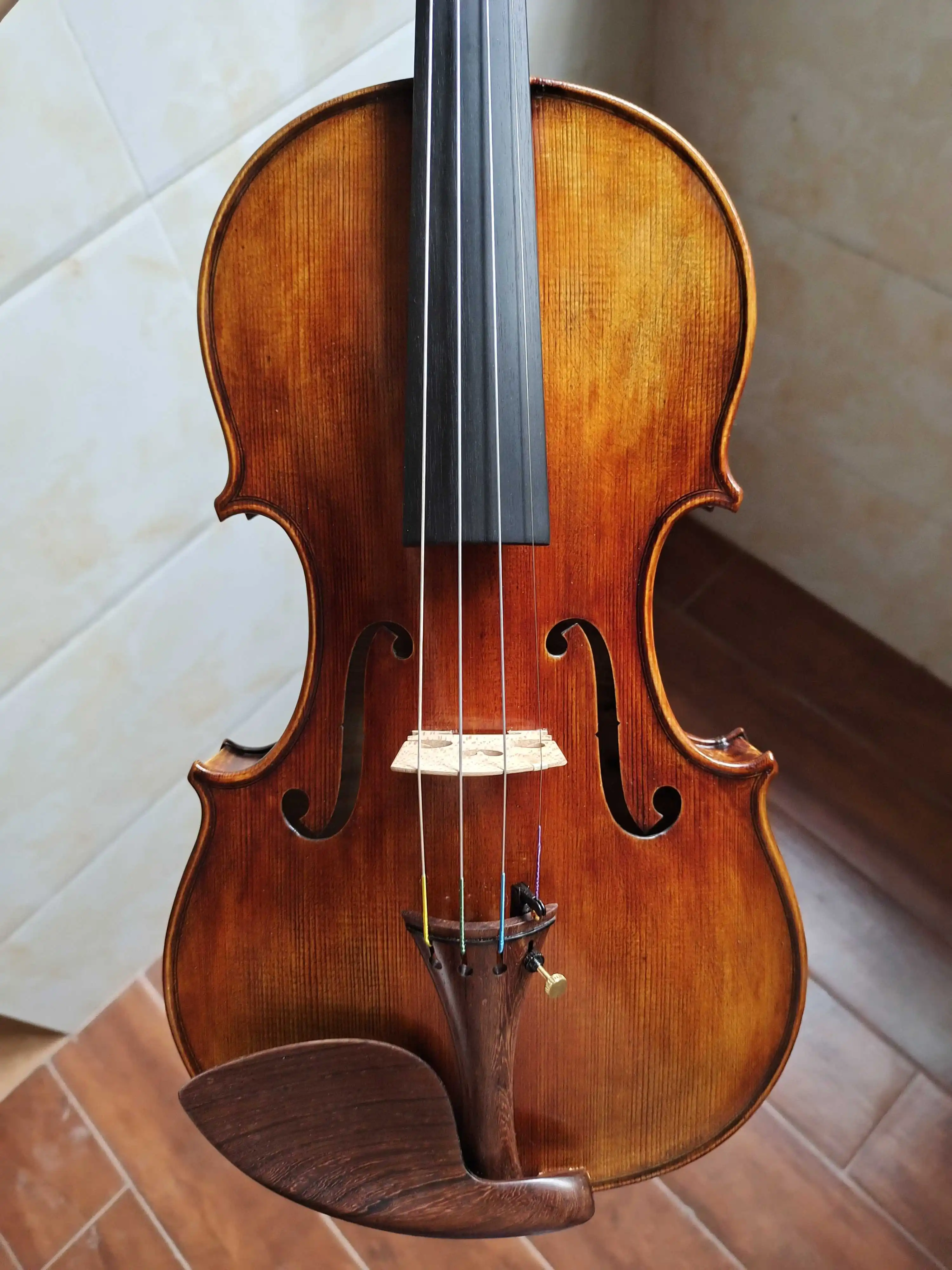 Professional performance level Stradivarius violin 4/4 3/4 100% varnish Handmade violin Spruce violino & bow case strings