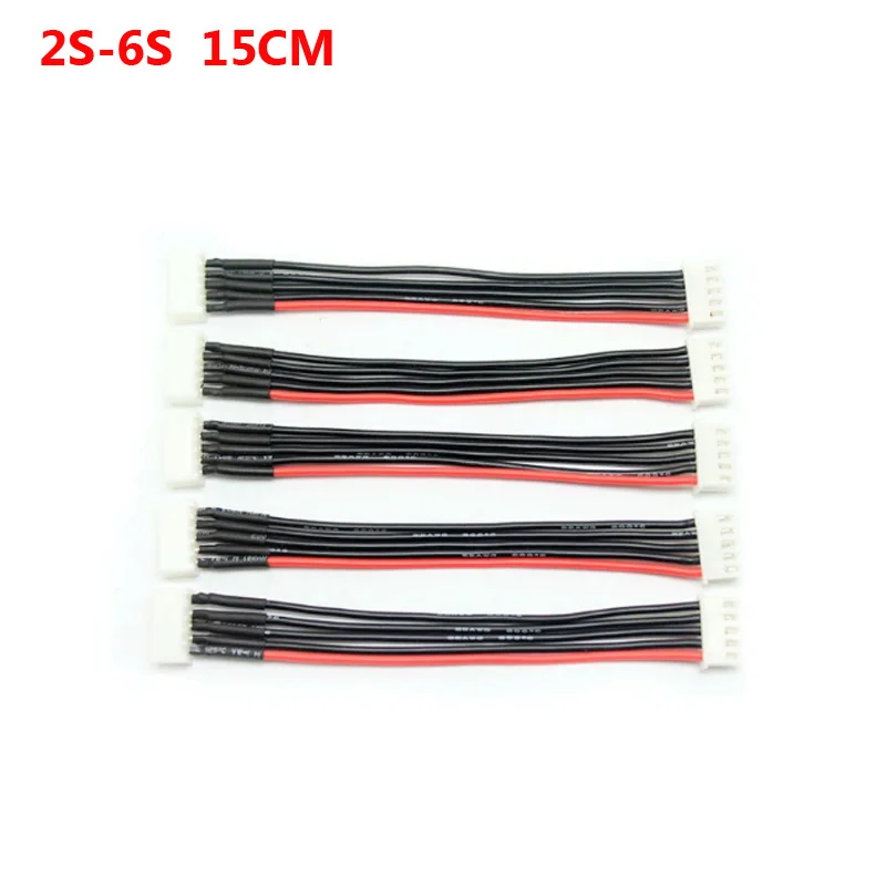 5pcs/lot 2s 3s 4s 5s 6s LiPo Battery balance charge Extension Line XH2.54mm male to female  Balancer Connector cable