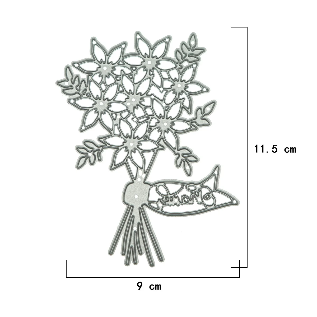 2021 piękny bukiet kwiatów bukiet nowy wzór wykrojniki papier do scrapbookingu Metal Cutter dla majsterkowiczów dziękując karty gratulacje