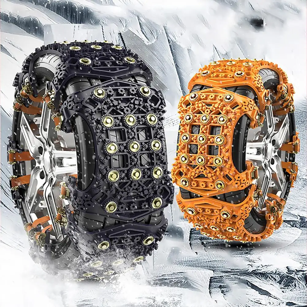 Auto Snow Chain TPU+steel Non-slip Tire Wheels Ice Mud Chains Universal Emergency Safety Tire Snow Chain For Car SUV