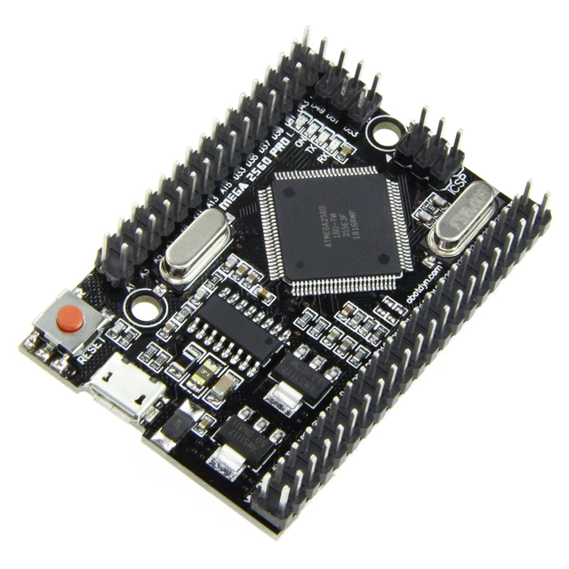 Mega 2560 pro mini 5v (埋め込み) ch340g ATmega2560-16AU、arduino mega 2560と互換性のあるオスピンヘッダー付き  - AliExpress