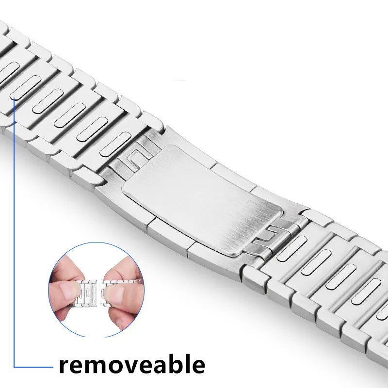 Metal Strap for Apple Watch Band 44mm 40mm 49mm 45mm 41mm 42 46mm Stainless Steel link Bracelet iWatch series 6 3 8 ultra 2 9 10