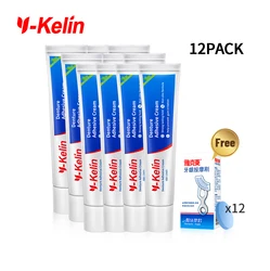 Hot Sale Y-Kelin Denture Care Adhesive Cream Strong Hold 40 Gram 12 Packs for Upper and Lower Secure Send A Gift