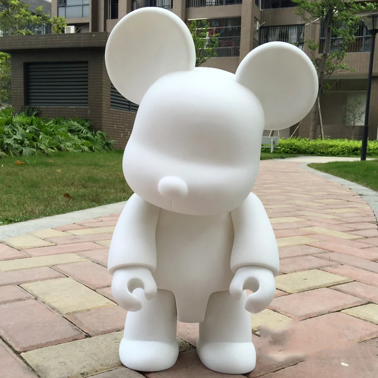 

FREE Fashion doll Big eared Fox 23cm Be@rbrick violent bear building block bear DIY Fashion Toy