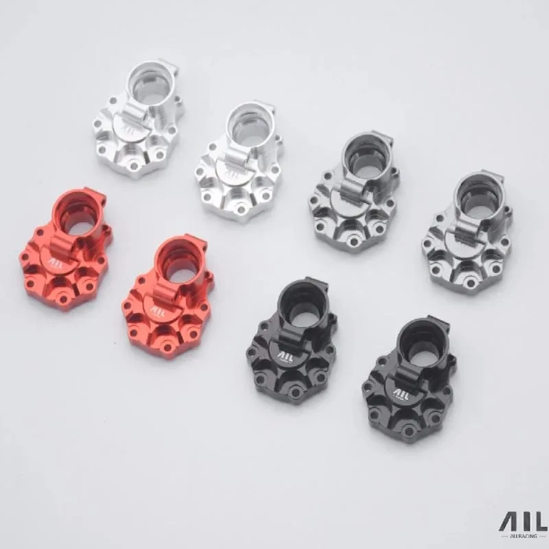 ALLRC 4PCS 6061 CNC Aluminum alloy Optional upgrade Rear wheel after the cup cover for 1/10 trax trx-4 crawler rc car parts