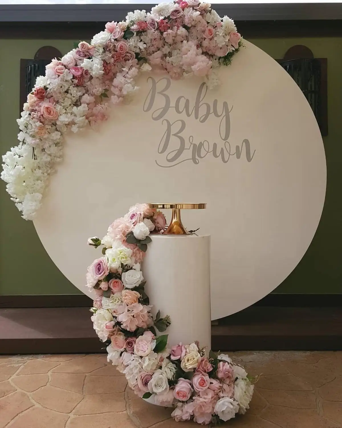 

Party Round Arches White Function Table Dessert Table Wedding Decoration Pillars senyu1430