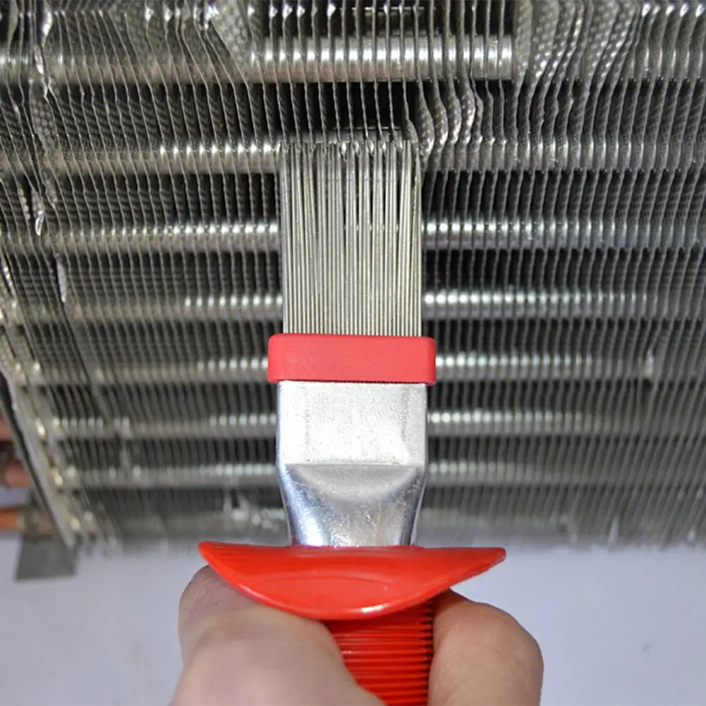 Universal Refrigeration HVAC Fin Comb Straightening Cleaning Brush Rake Air Conditioner Fin Comb Condenser Fin Comb Clean Tool