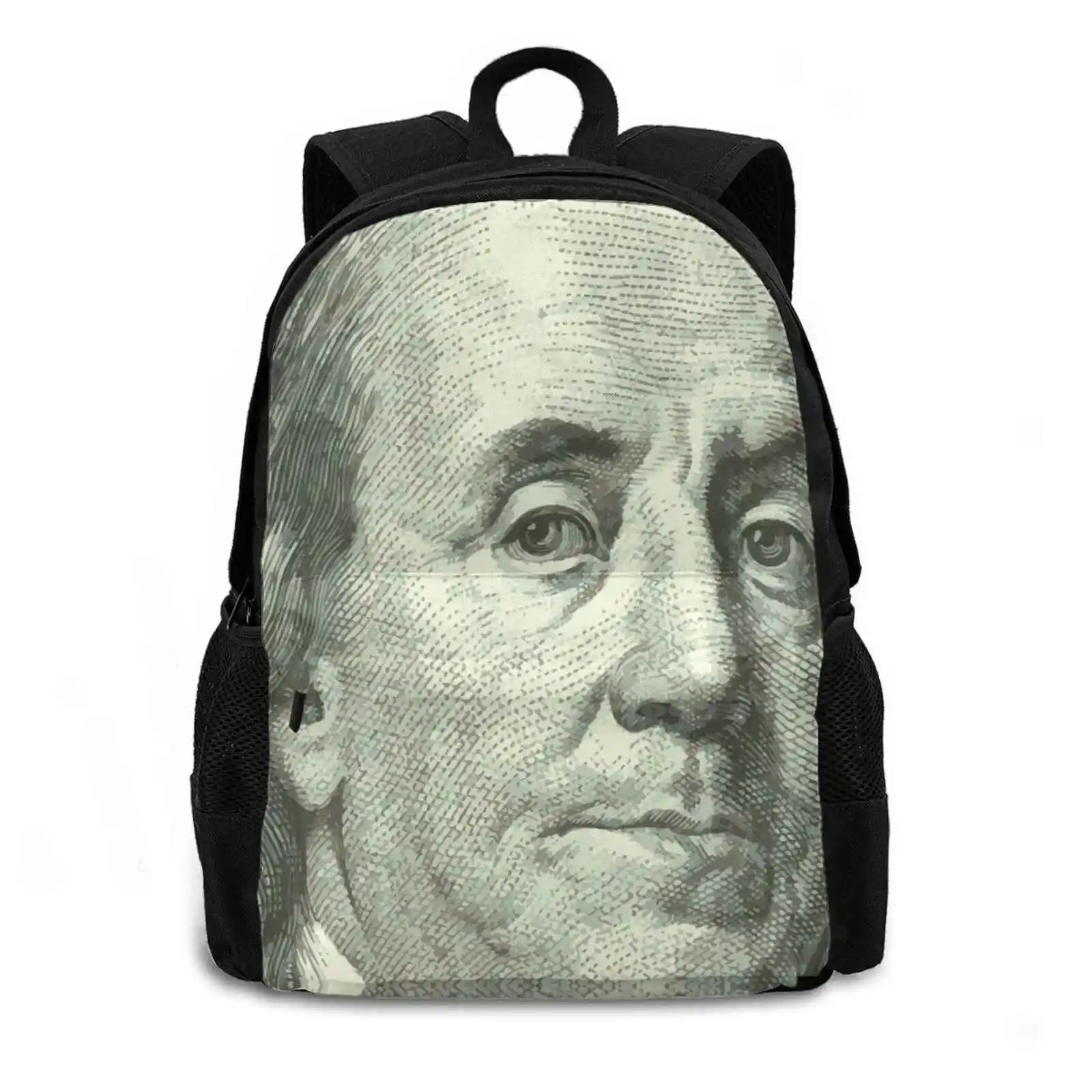 Dollar ( Money ) Usa School Bag Big Capacity Backpack Laptop 15 Inch Money Music Jukin Videos School Heaven Rhythm Godot