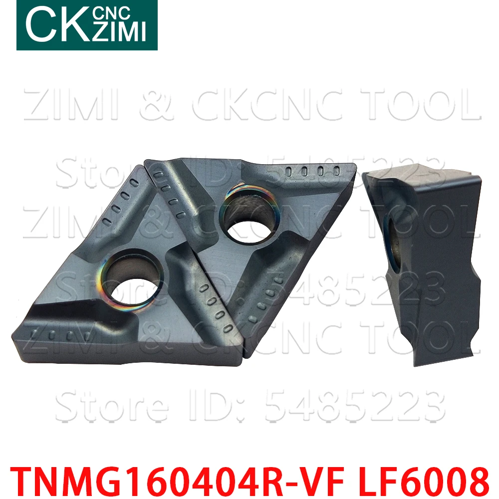 TNMG160404R-VF, LF6008, TNMG331, LF6008, твердосплавные пазовые вставки, внешняя токарная вставка, токарный станок с ЧПУ, режущий инструмент, TNMG 1604 для стали