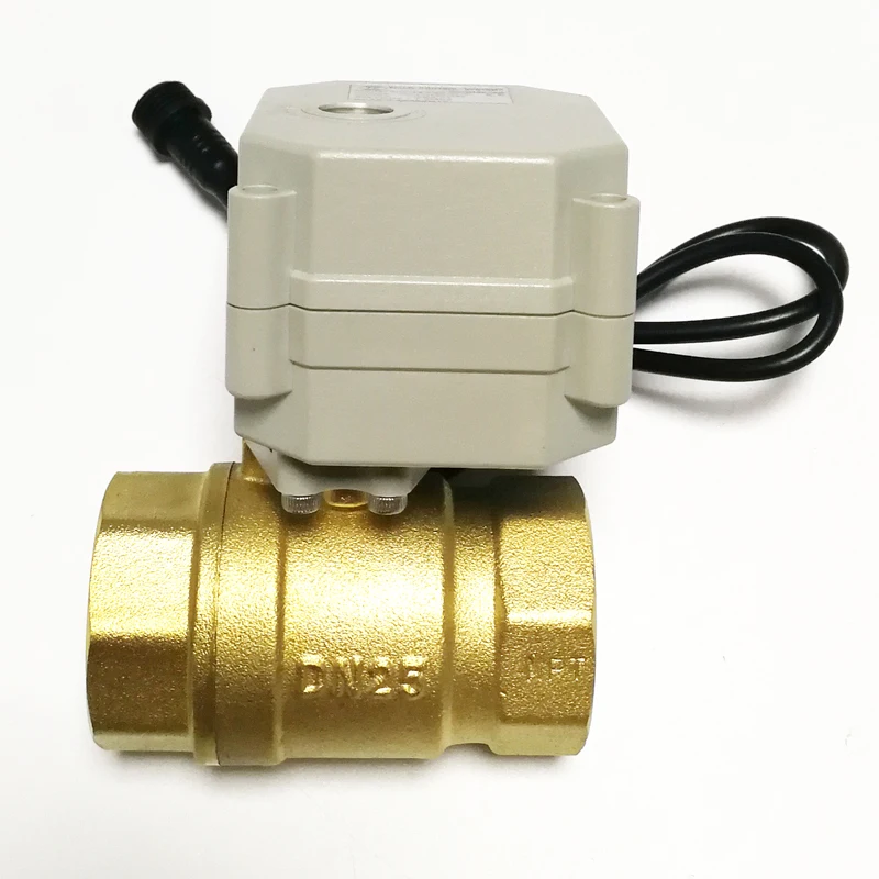 intellegent water leak sensor alarm detector control electric valve automatically, leak protector used for DN25, 1\