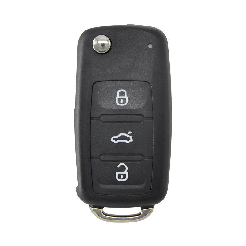 Datong World Filp Auto Afstandsbediening Sleutel Shell Case Voor VW Volkswagen Kever Caddy Golf Jetta Polo Tiguan Touran Vervanging Sleutel Behuizing