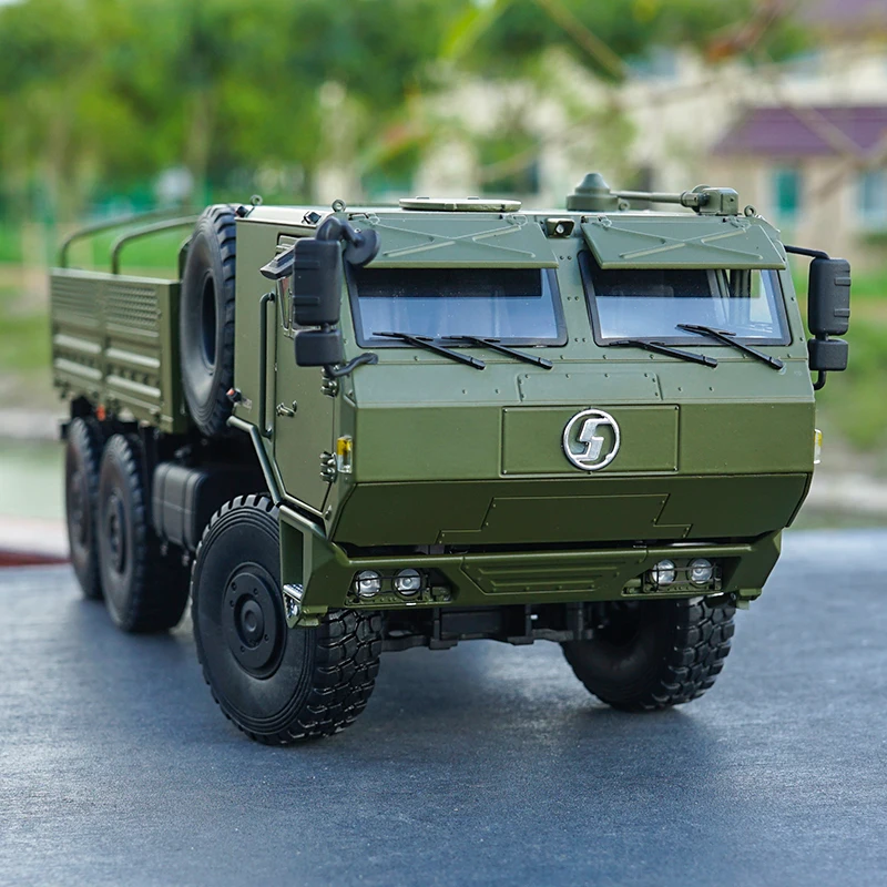 Collectible Alloy Model 1:24 Scale Original SXQC SX2220 Off-Road Military Tactical Truck Vehicles DieCast Toy Model Decoration