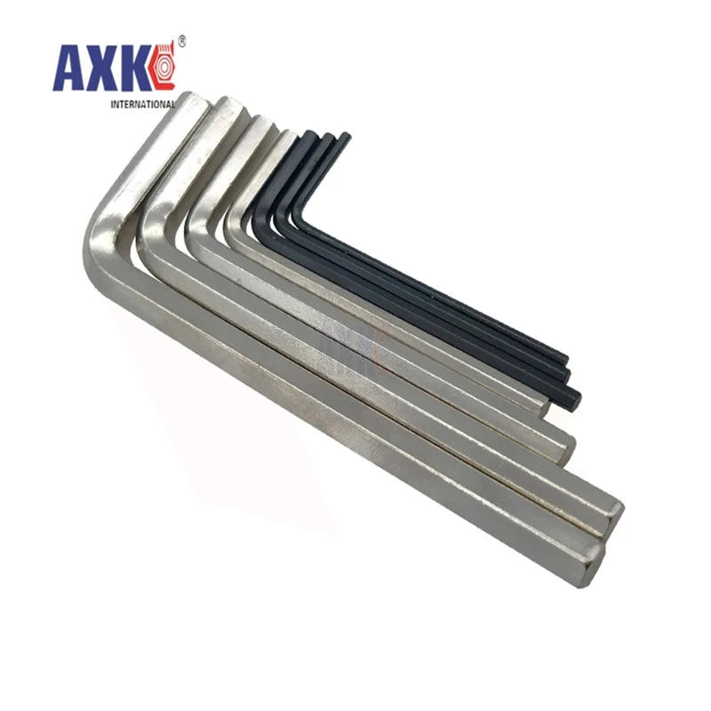 5-10pcs L shaped hex hexagon key allen wrench 0.9mm 1.5mm 2mm 2.5mm 3mm 4mm 5mm 6mm 8mm carbon steel allen key