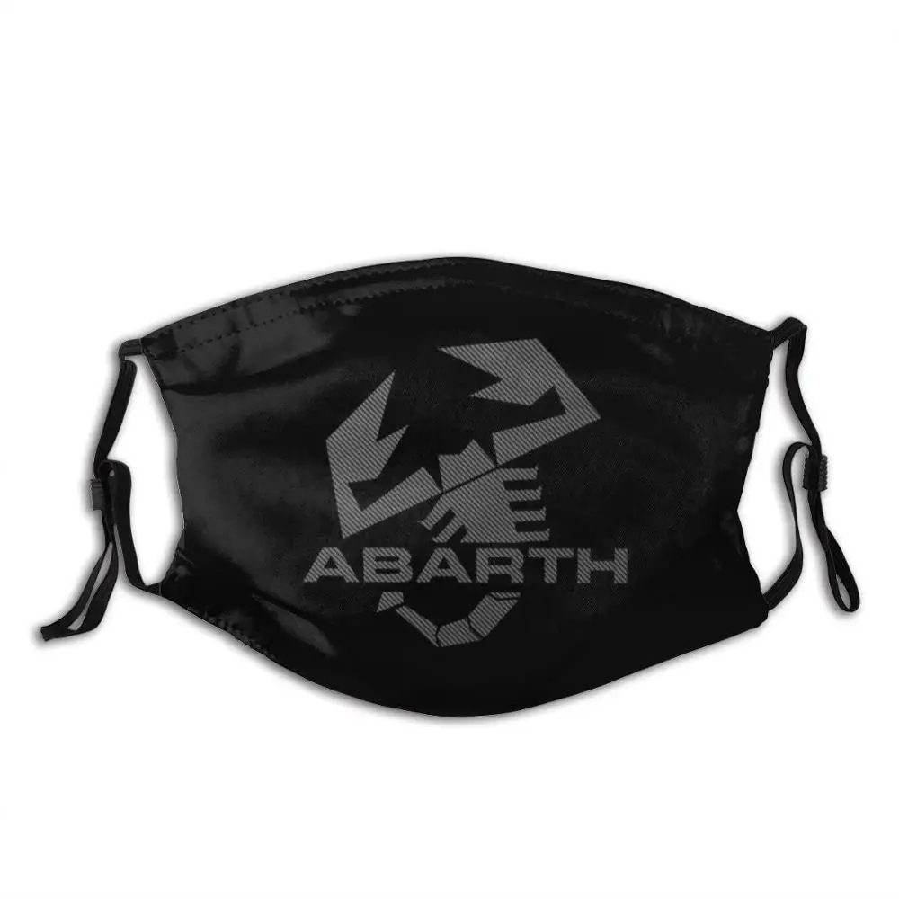 

Abarth - Carbon Fiber Print Washable Filter Anti Dust Mouth Mask Fiat Abarth Italy Italian 500 124 Racing Race Car Pocket