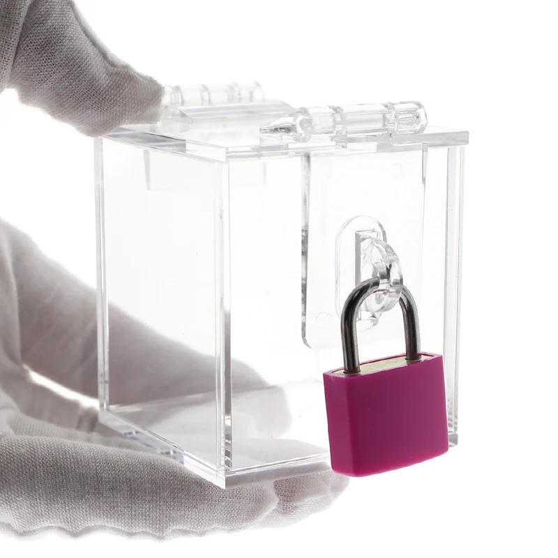 The Chastity Key Safe  key holder keyholder THE CHASTITY KEY SAFE Chastity Game with  Acrylic sexy box sexy toy 2019 image 5