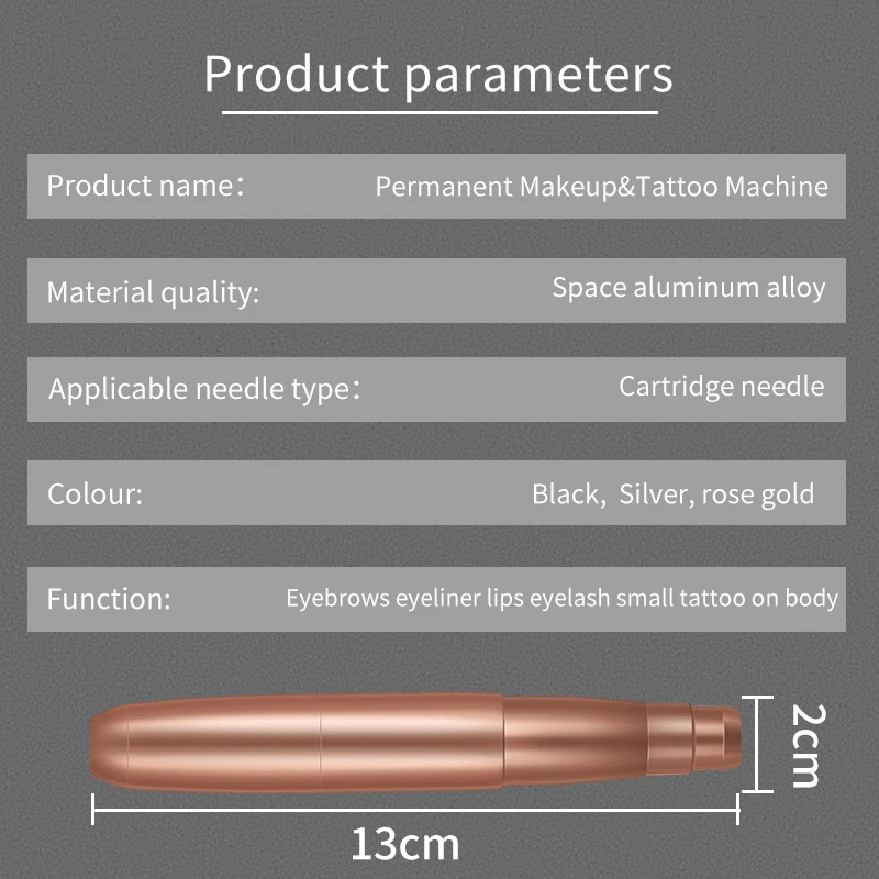 Машинка для перманентного макияжа, импортная швейцарская машинка для перманентного тату, подводки для губ, микроблейдинга, бровей