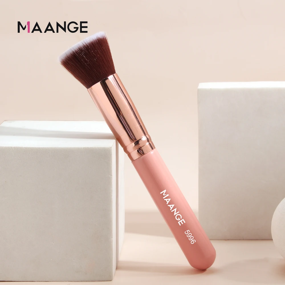 MAANGE 1 Chiếc Cọ Trang Điểm Tròn Lớn Đa Năng Kem Nền Che Khuyết Điểm Contour Brush Vẻ Đẹp Trang Điểm Chuyên Nghiệp Mỹ Phẩm Dụng Cụ