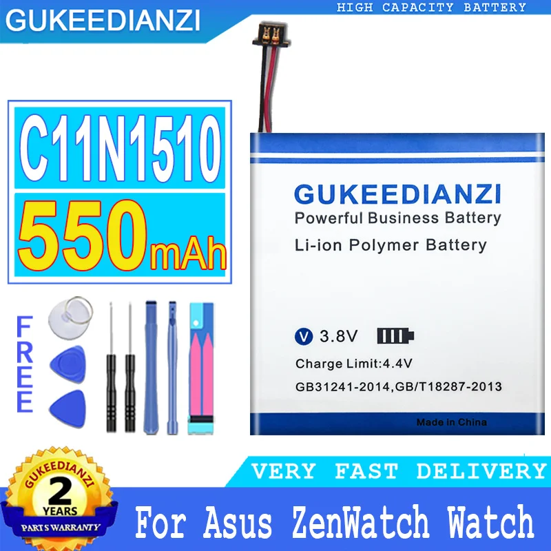 

Watch Battery Safe For Asus Zenwatch 550Mah C11N1510