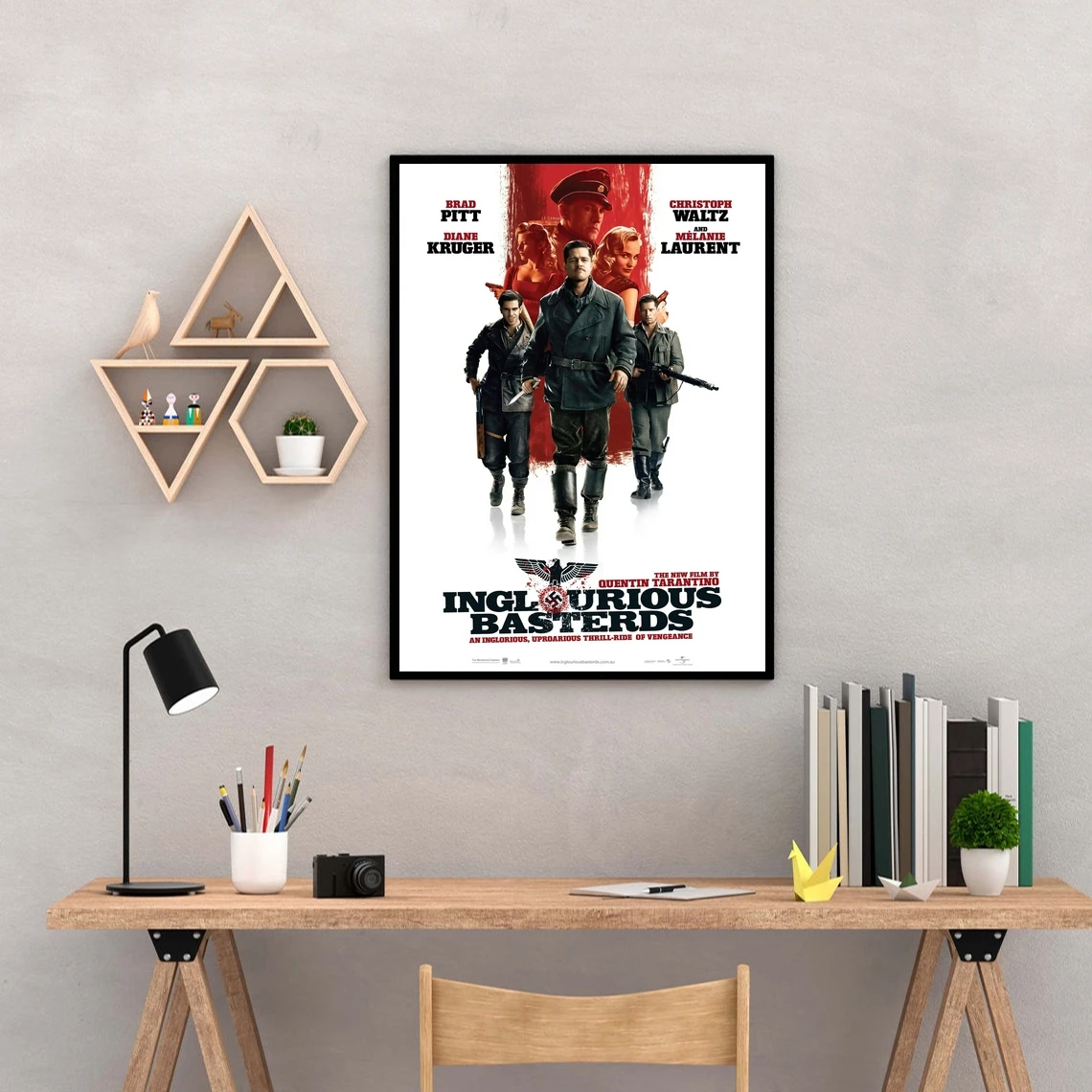 Inglorious Bastards Classic Movie Poster Canvas Art Print Home Decoration Wall Painting ( No Frame )