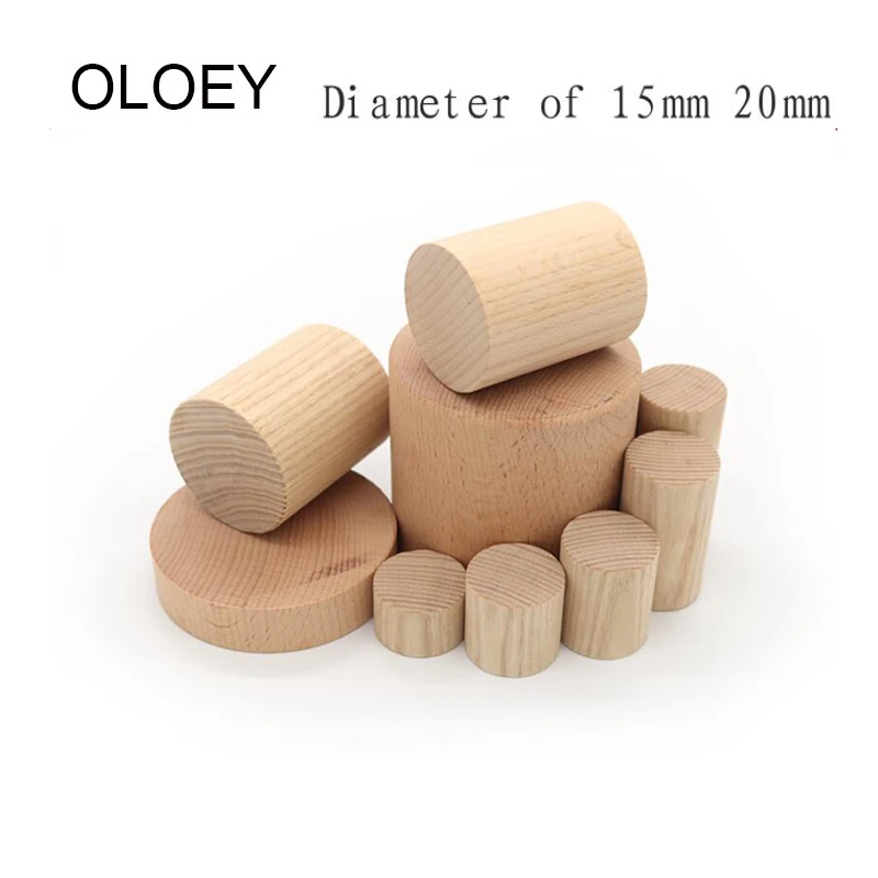 10pcs Round stakes, Wooden Gaskets, Wooden blocks, Blocks, Bed MATS Decorative Art And Son On