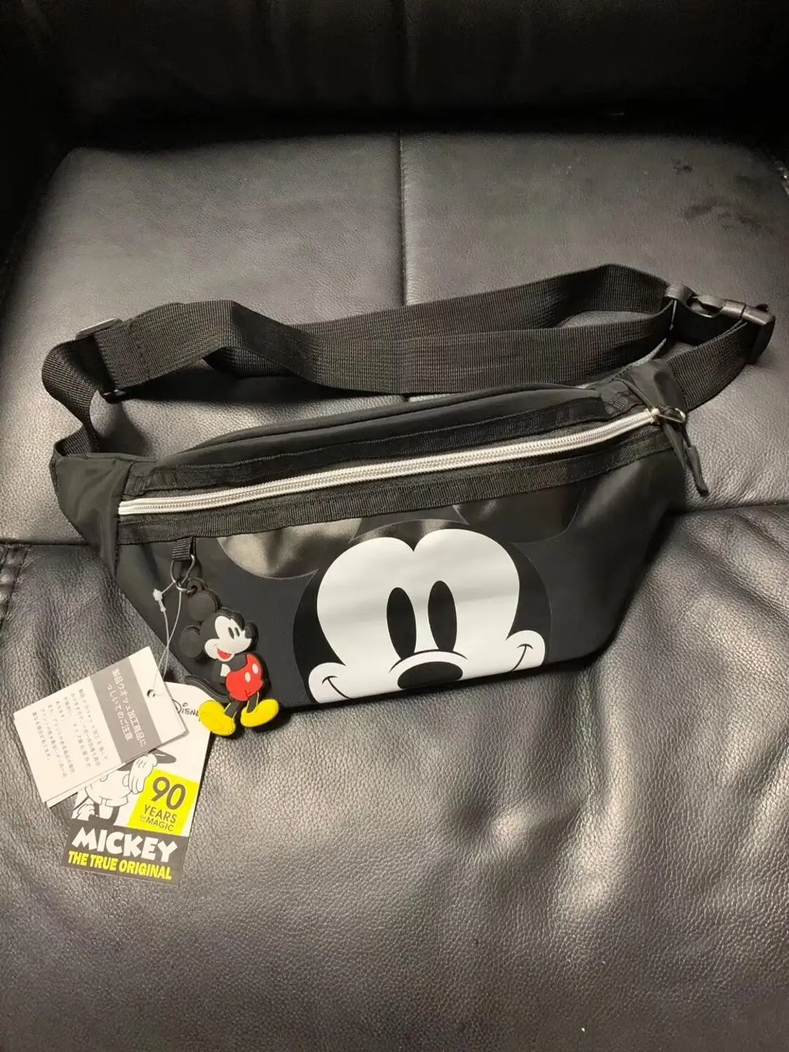 Disney mcikey mouse girl messenger bag cartoon chest bag Minnie Belt bag women shoulder bag