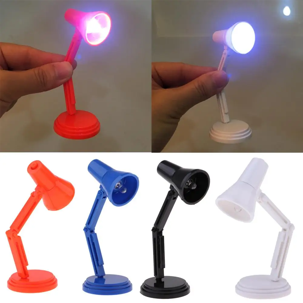 1/6 Scale Muti-color LED Desk Lamp Model Furniture Hot Toys BJD Dollhouse Accessory Miniature Ceiling Lamp LED Light Dollhouse