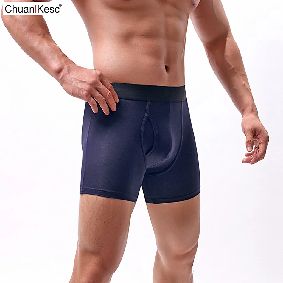 Men's Panties High Quality Cotton Sports Boxers Large Size With Long Legs To Prevent Abrasion Leg Comfortable Breathable Shorts