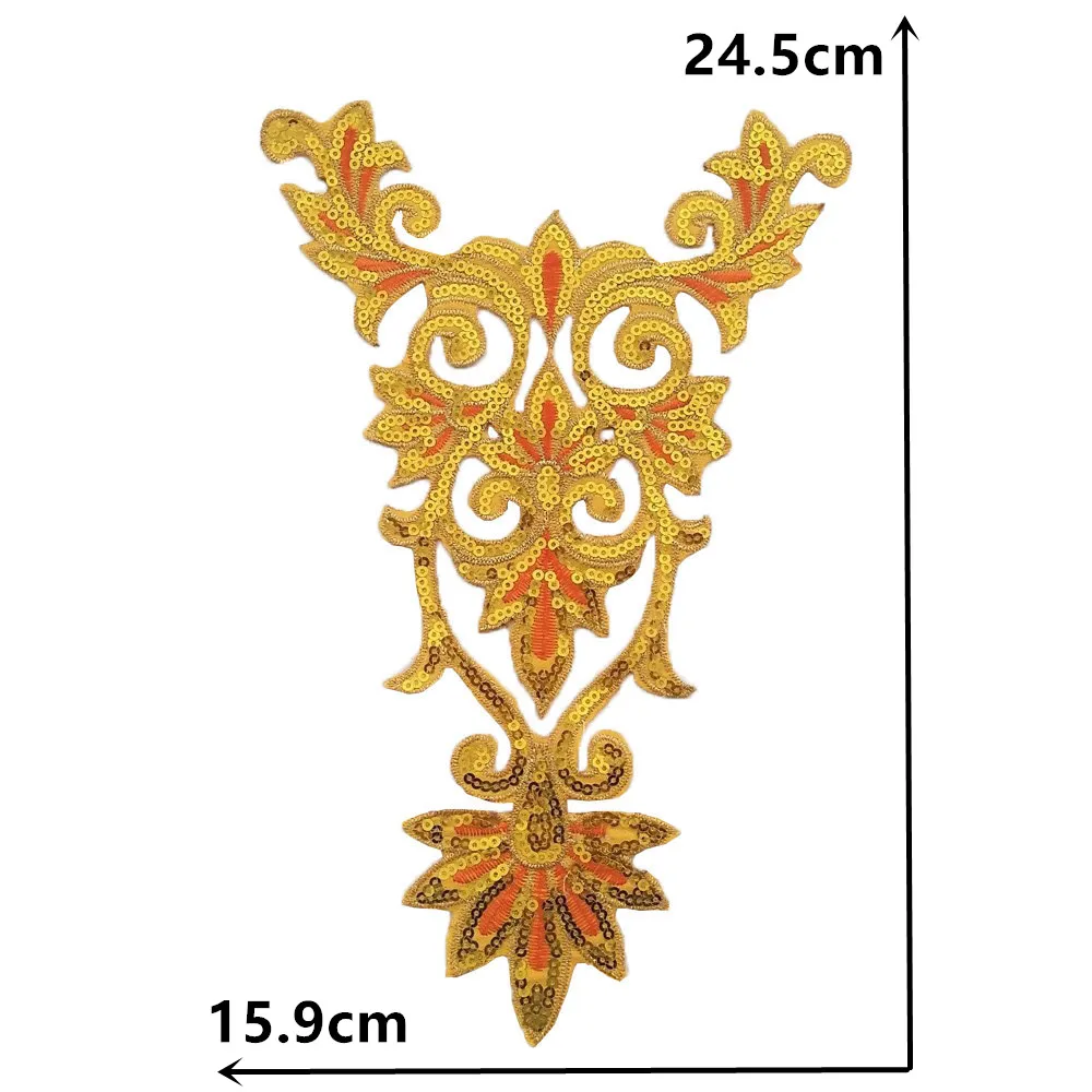 high quality sequins badge pattern hot melt adhesive ironing bag clothing sewing DIY Excipients Accessories Banner patch embroid