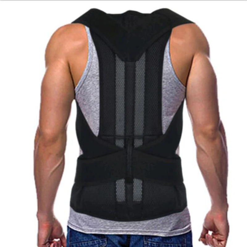 XXL Back Support Belt Orthopedic Posture Corset Back Brace Support Men Back Straightener Round Shoulder Men\'s Posture Corrector