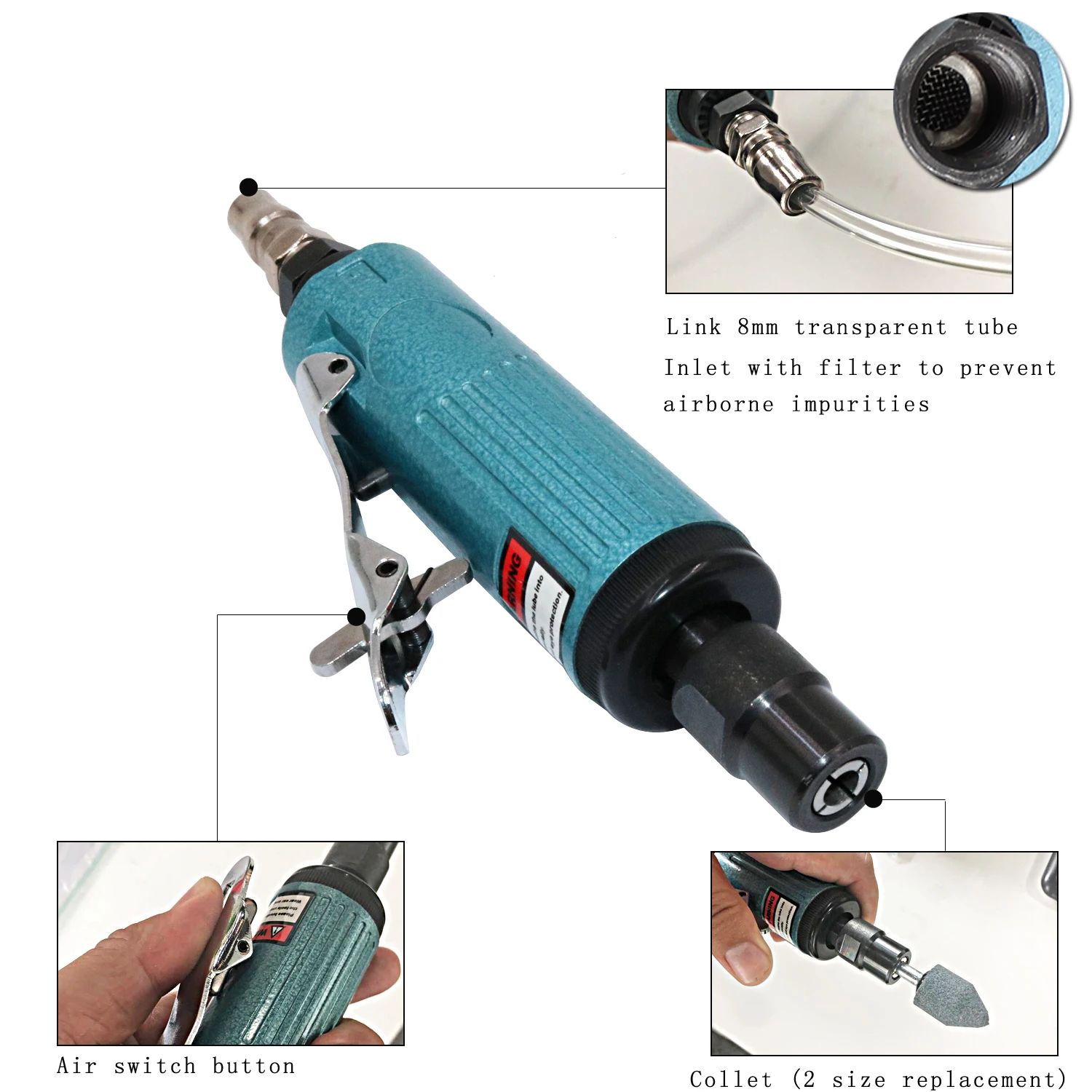 Air Die Grinder with 1/4