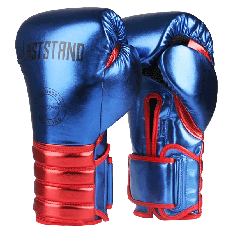 LAST STAND ボクシンググローブ ターコイズ・レッド LASTSTAND Boxing Gloves Durable Metal Color Kids Adult Women Men's