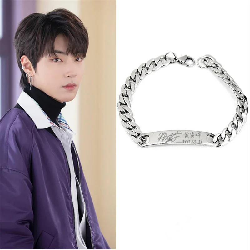 Stainless Steel Charm Korean Drama Hwang In Youp  MUN KA YOUNG Bracelet fashion Jewelry Lovers birthday gift autograph Bracelet