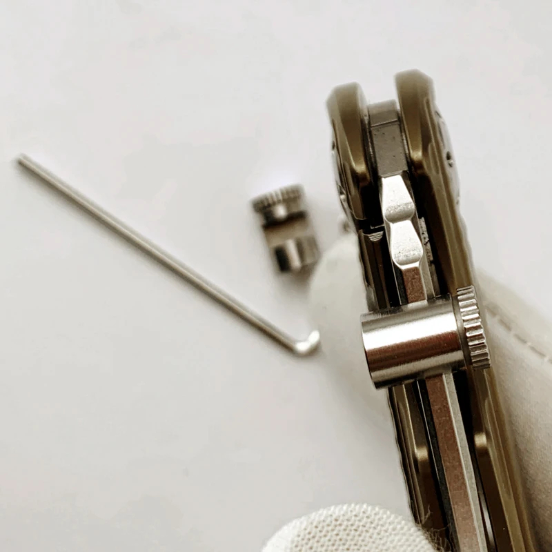 Pollice Della Vite Prigioniera Tattico In acciaio inox Per BUCK 110 lama di Coltello Fai Da Te Materiale Coltello Vite Accessori