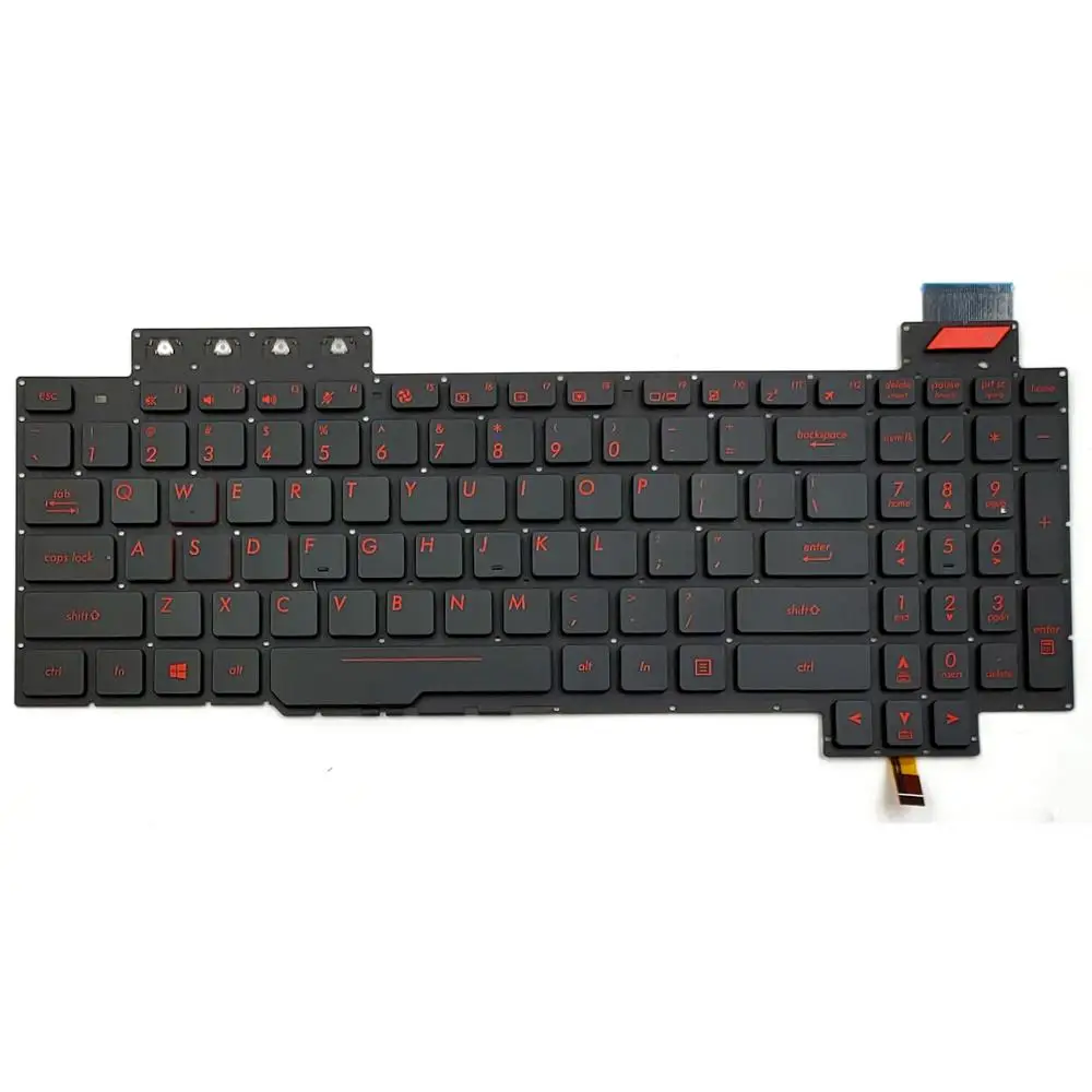 New For Asus FX503 FX503V FX503VD FX503VD-EH73 FX503VD-WH51 FX503VM FX503VM-EH73 FX503VM-NS52 Laptop Keyboard US Backlit