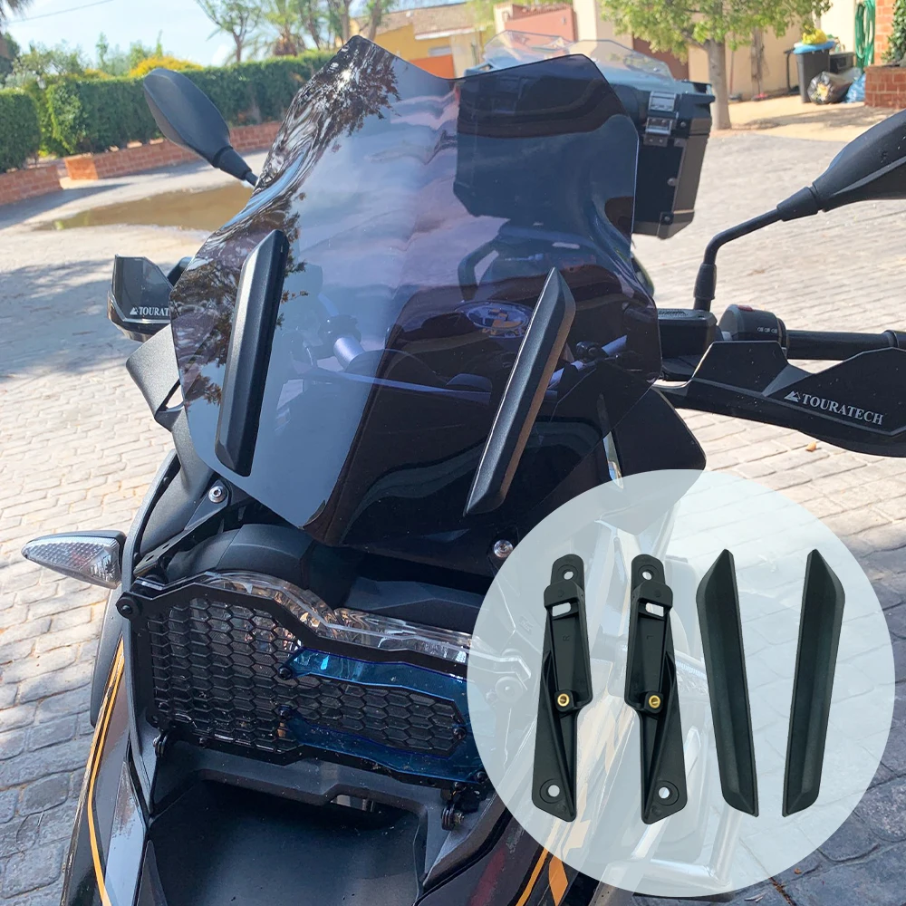 Motocicleta pára brisas guarnição tira suporte de tela vento para bmw r1200gs r 1200 gs lc r1250gs r1250 gs adv