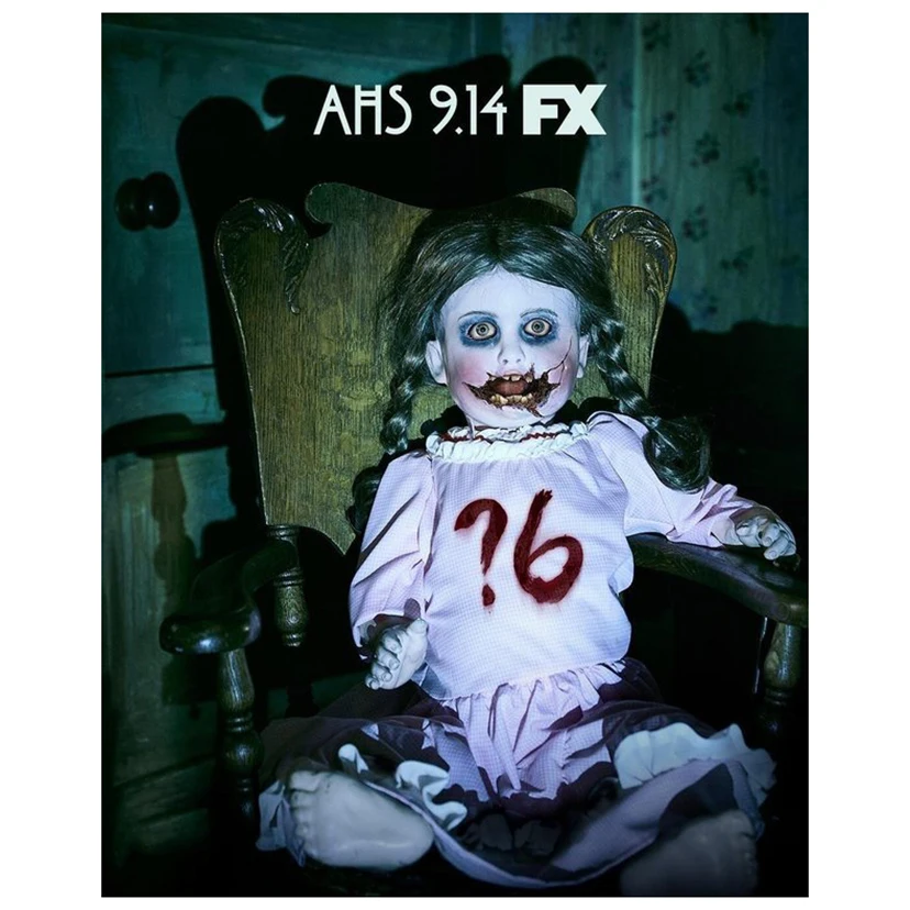 5D DIY Diamond Painting American Horror Story TV Poster Full square Round Embroidery Rhinestone Home Decoration Art Craft WG2603