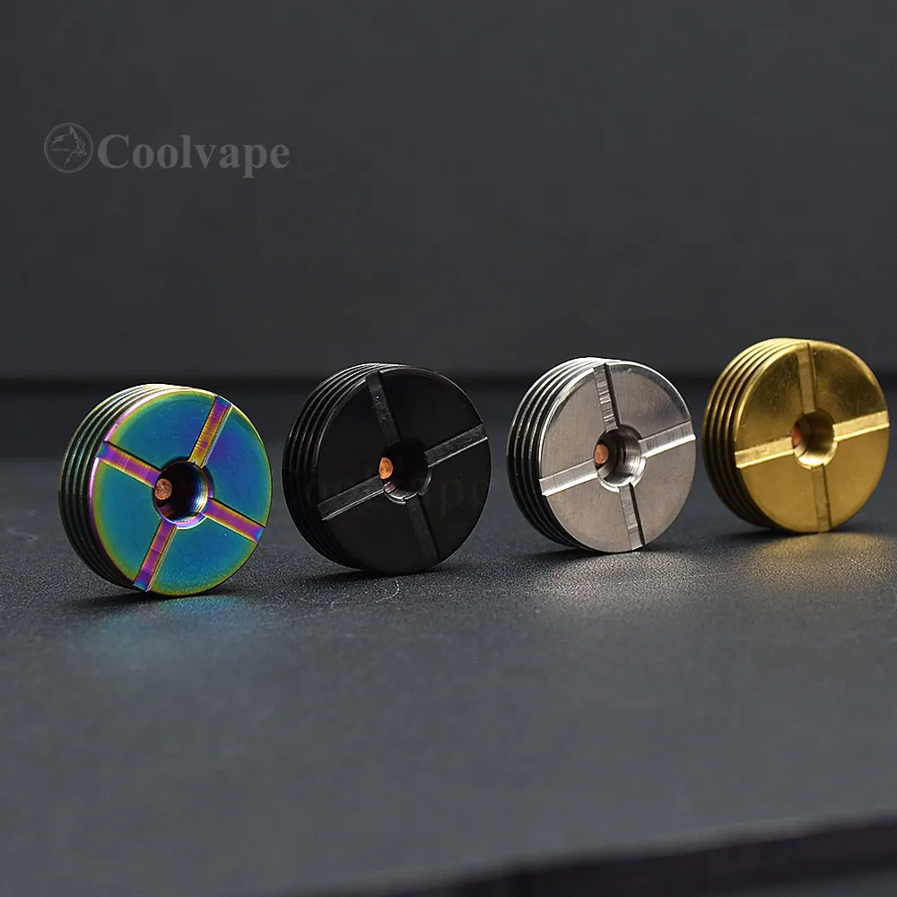 Metalen 510 Draad Adapter Koellichaam Metalen 22Mm/24Mm/25Mm E-Sigaret Accessoires Voor 510 Draad Rda Rta Rdta Vape Verstuiver